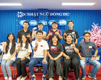 Exchange session with students learning Japanese